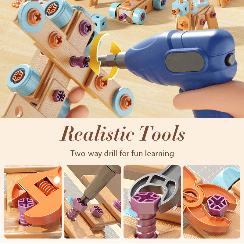 Children's Educational DIY Toy Tool Kit - Image 6