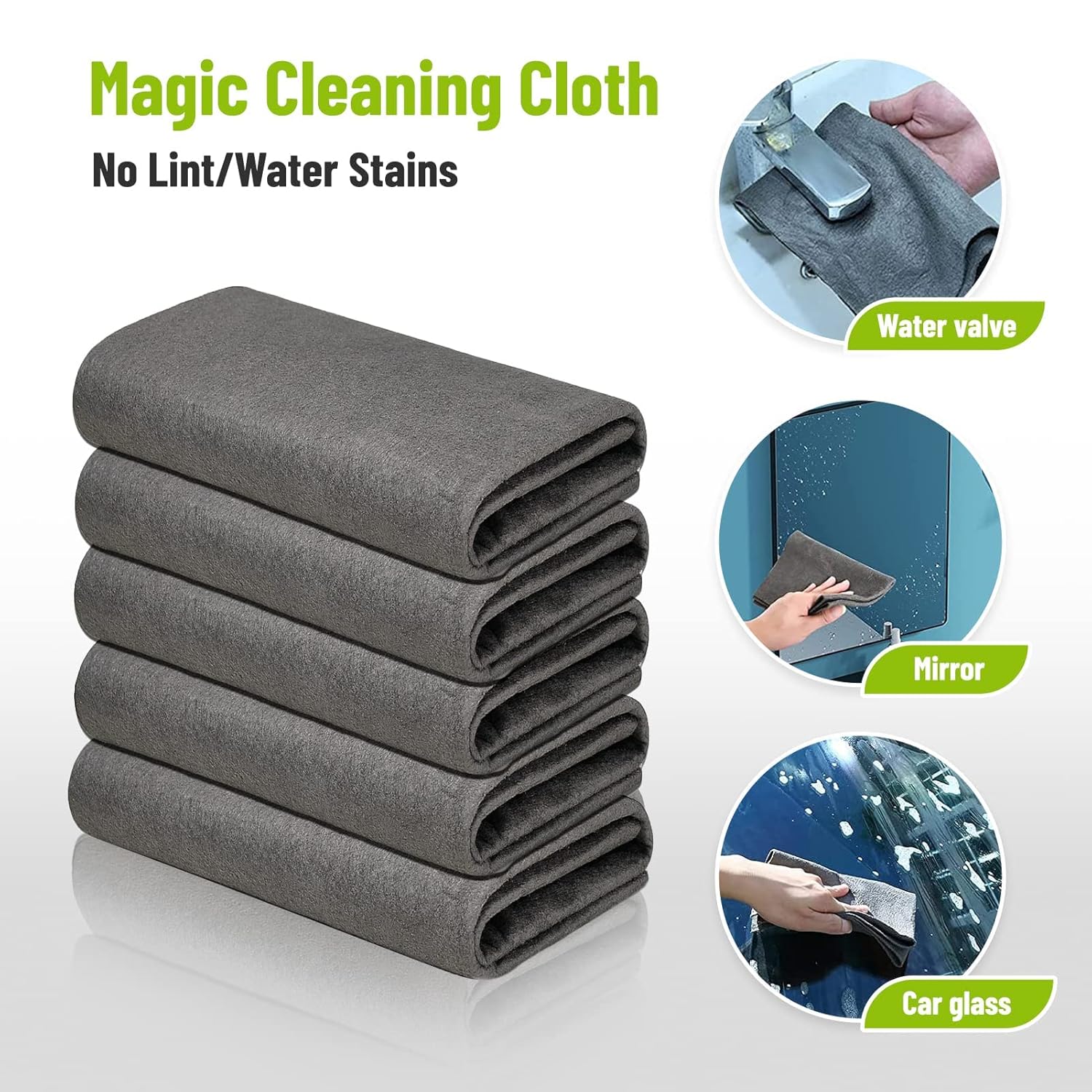 🔥Buy 1 Get 1 Free✨10 Counts Magic Cleaning Cloth, Reuseable Thickened Streak Free Magic Cleaning Wipes - Image 10