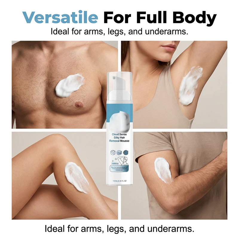 Cloud Sense Silky Hair Removal Mousse - Image 7