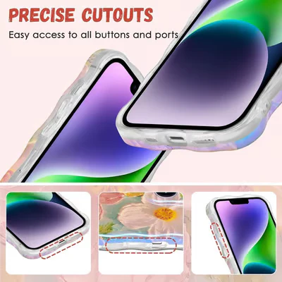 🌸Colorful Retro Oil Painting Print Phone Case - Image 6