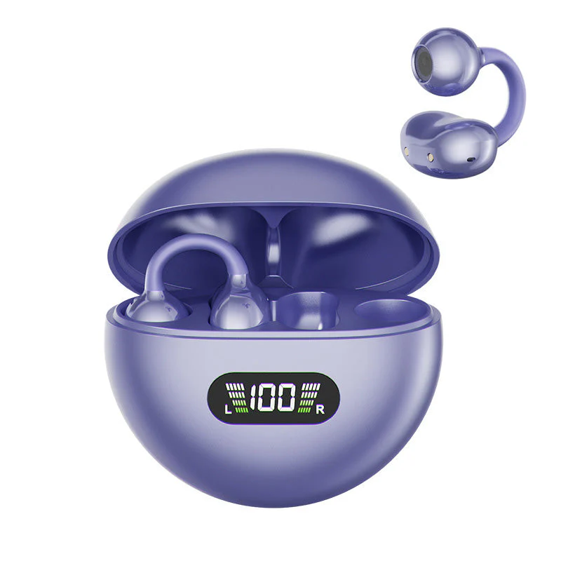 Comfort Open-Ear Clip-On Bluetooth Earbuds - Image 13