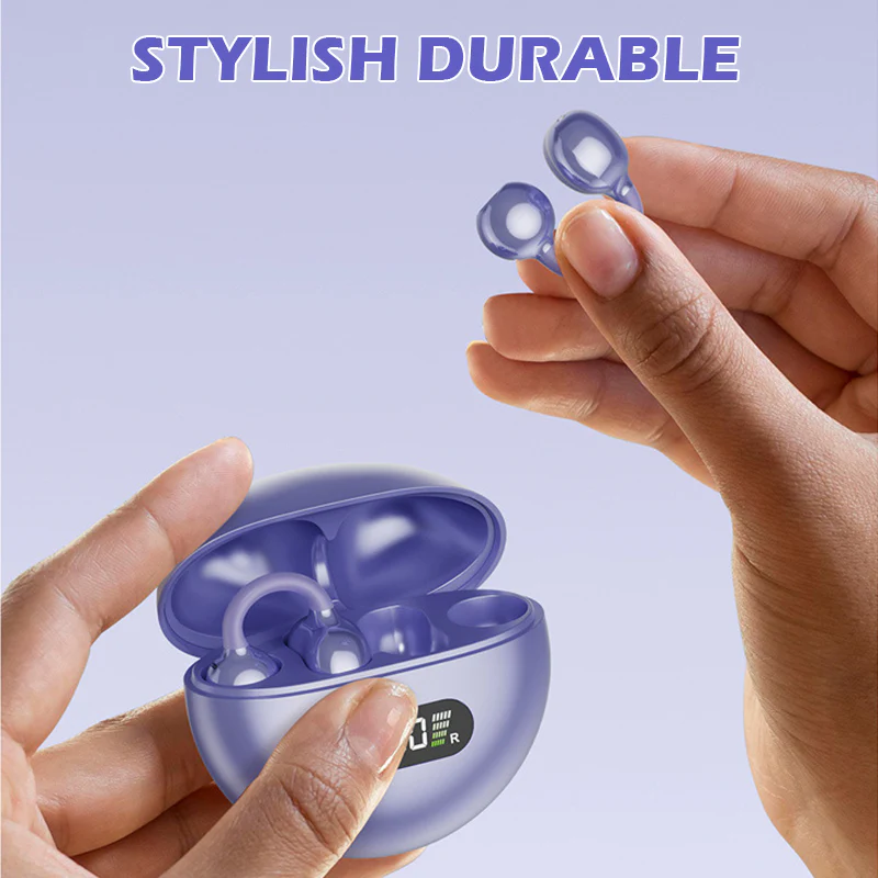 Comfort Open-Ear Clip-On Bluetooth Earbuds - Image 7