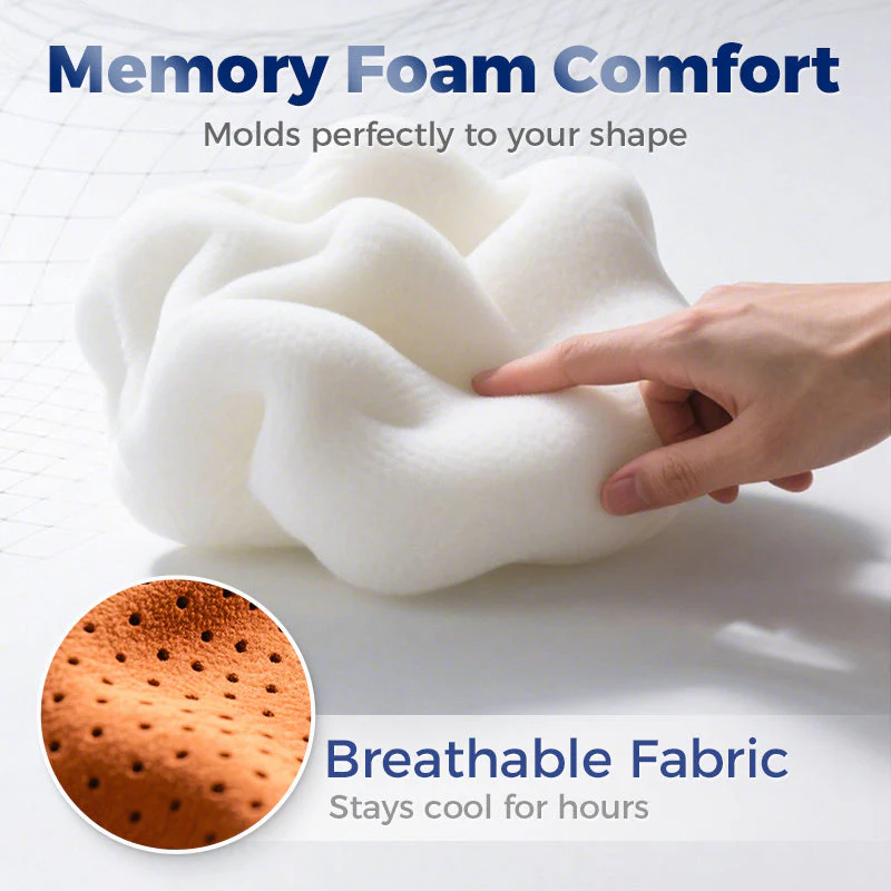 Comfortable Car Headrest & Lumbar Pillow - Image 3