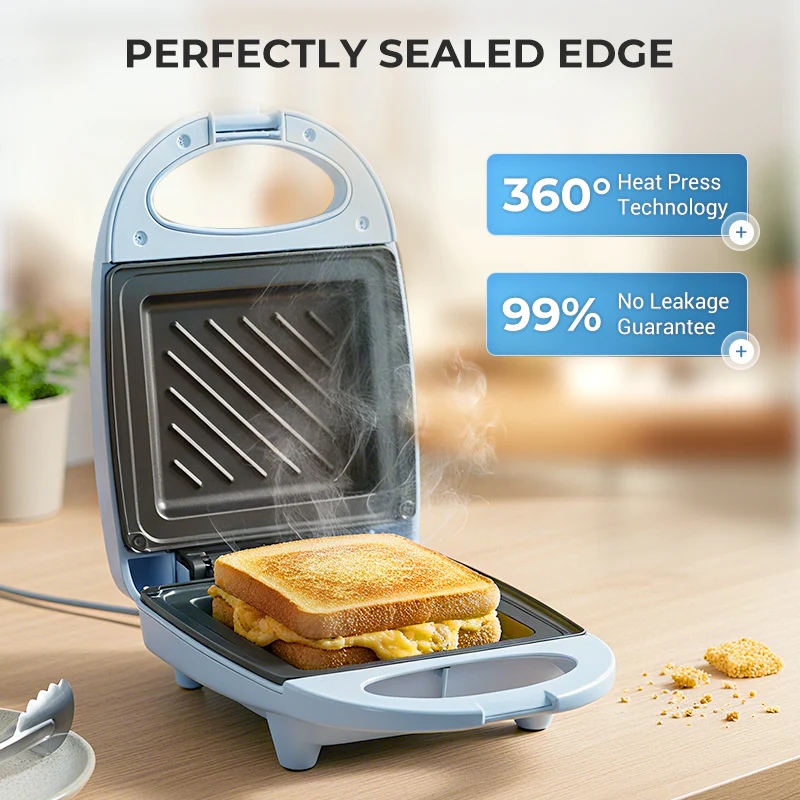 Compact Multi-Function Fast Heating Sandwich Maker - Image 5