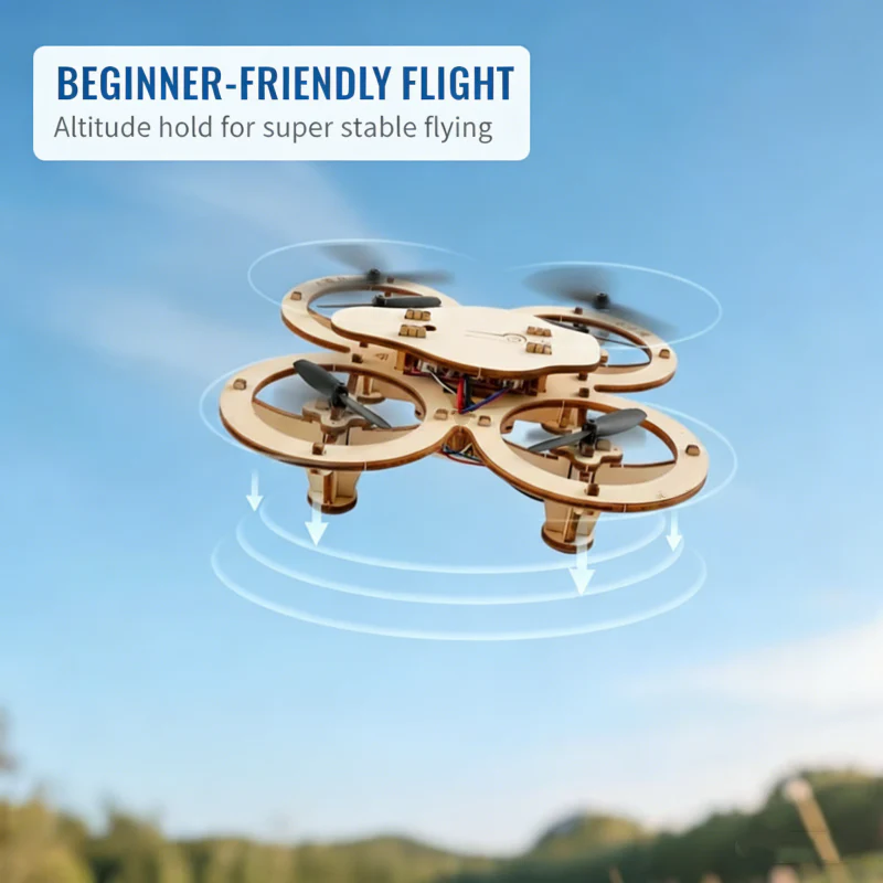 🎁🔥 HOT SALE 50%OFF 🔥🧩 DIY Wooden Drone Building Kit 🚁 - Image 5