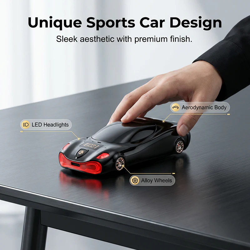 ⏰🎁Creative Sports Car Design Bluetooth Earphones - Image 2