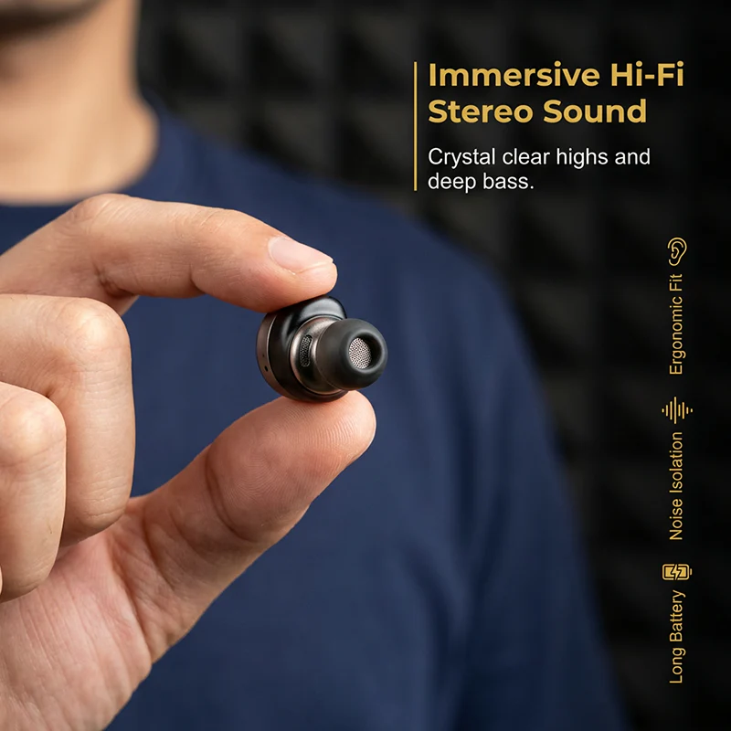 ⏰🎁Creative Sports Car Design Bluetooth Earphones - Image 4