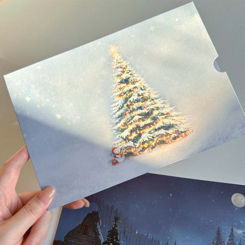 ✨ Creative Christmas Greeting Card with Temperature Change - Image 5