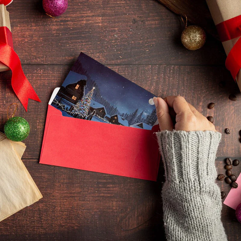 ✨ Creative Christmas Greeting Card with Temperature Change - Image 6