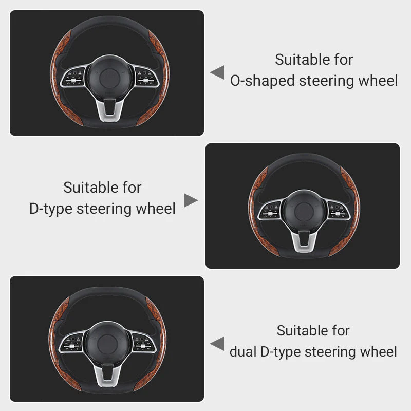 🍃🍃Carbon Fiber Pattern Laser Ultra-thin Non-slip Universal Car Steering Wheel Cover - Image 12