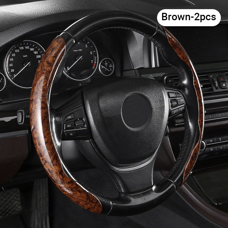 🍃🍃Carbon Fiber Pattern Laser Ultra-thin Non-slip Universal Car Steering Wheel Cover - Image 15