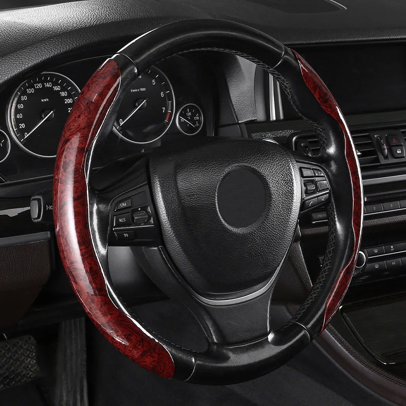 🍃🍃Carbon Fiber Pattern Laser Ultra-thin Non-slip Universal Car Steering Wheel Cover - Image 8