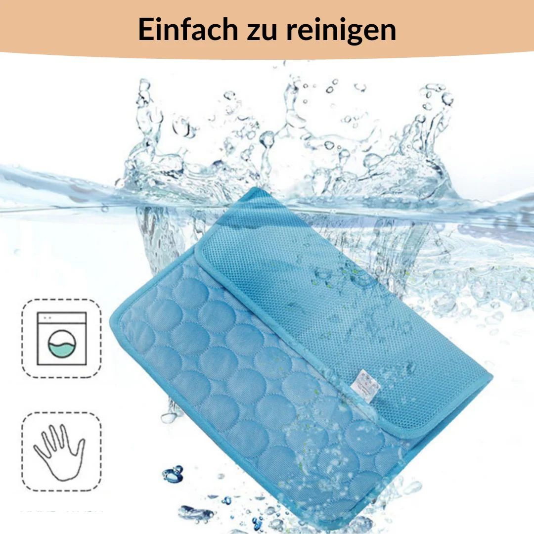 ❄️Give your furry friend a cool summer!🧊Pet Cooling Ice Silk Mat – Summer Cooling Pet Bed Pad for Dogs and Cats, Breathable Washable Sleeping Cushion for Indoor and Outdoor Use, Lightweight Cooling Crate and Sofa Pet Mat - Image 13