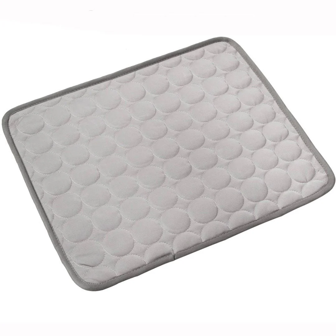 ❄️Give your furry friend a cool summer!🧊Pet Cooling Ice Silk Mat – Summer Cooling Pet Bed Pad for Dogs and Cats, Breathable Washable Sleeping Cushion for Indoor and Outdoor Use, Lightweight Cooling Crate and Sofa Pet Mat - Image 6