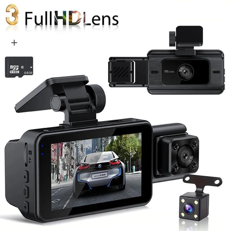 Vehicle Night Vision 3- Channel Dash Camera - Image 11