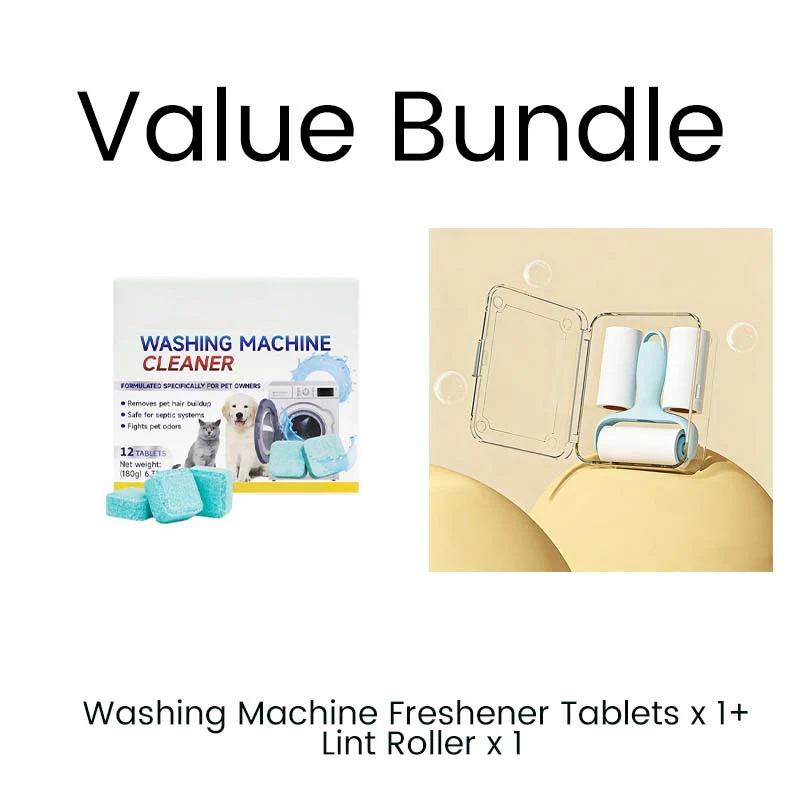 🌞 Spring into Savings: 50% Off🔥Washing Machine Cleaner for Pet Homes - Powerful Dander & Grime Remover | 12 Tablets for Monthly Maintenance - Image 11
