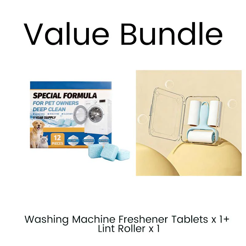 🌞 Spring into Savings: 50% Off🔥Washing Machine Cleaner for Pet Homes - Powerful Dander & Grime Remover | 12 Tablets for Monthly Maintenance - Image 12