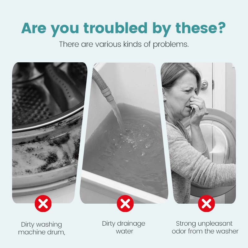 🌞 Spring into Savings: 50% Off🔥Washing Machine Cleaner for Pet Homes - Powerful Dander & Grime Remover | 12 Tablets for Monthly Maintenance - Image 2