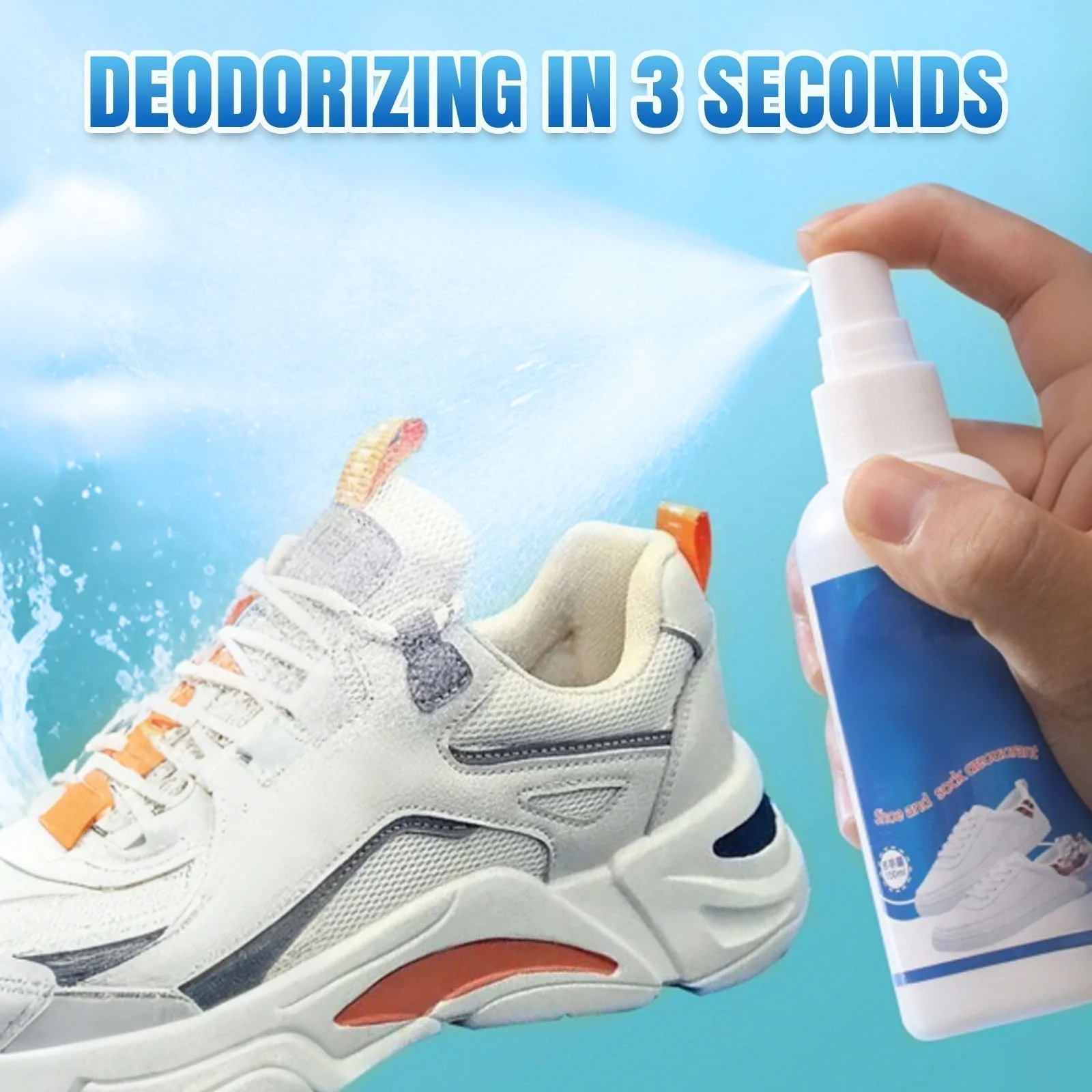💥💥 Limited Time 50% OFF👟Antibacterial Quick Dry Shoe and Sock Deodorizing Spray-Antibacterial & Long-Lasting Freshness🔝✅🌟 - Image 2