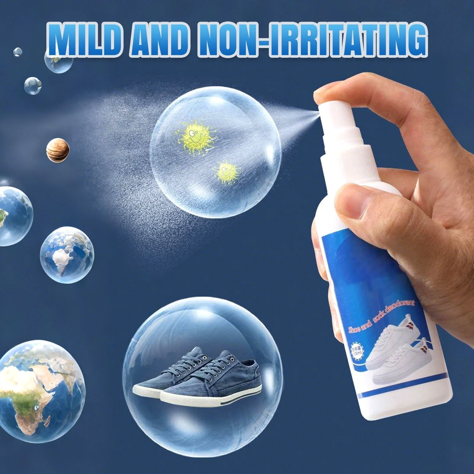 💥💥 Limited Time 50% OFF👟Antibacterial Quick Dry Shoe and Sock Deodorizing Spray-Antibacterial & Long-Lasting Freshness🔝✅🌟 - Image 4