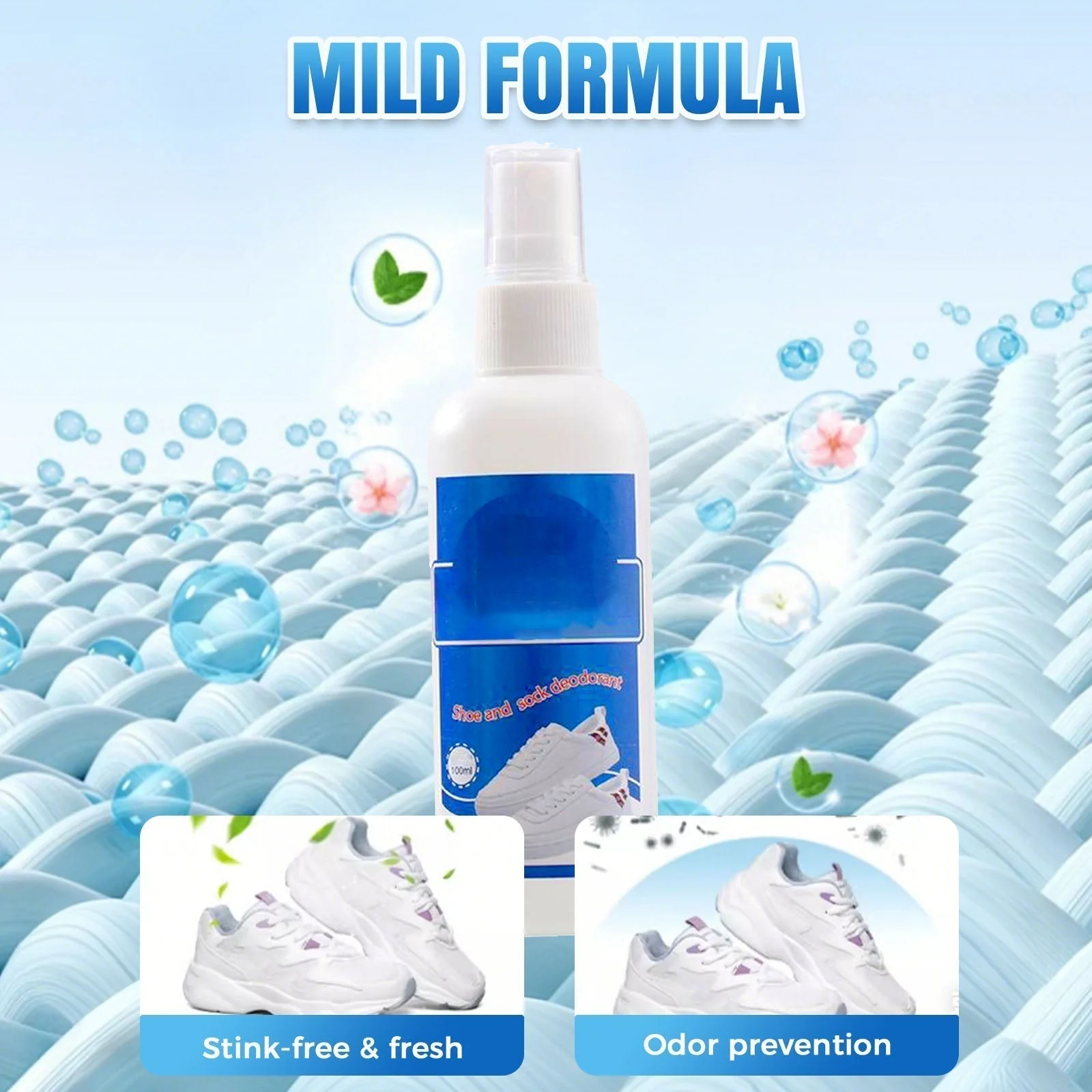 💥💥 Limited Time 50% OFF👟Antibacterial Quick Dry Shoe and Sock Deodorizing Spray-Antibacterial & Long-Lasting Freshness🔝✅🌟 - Image 5
