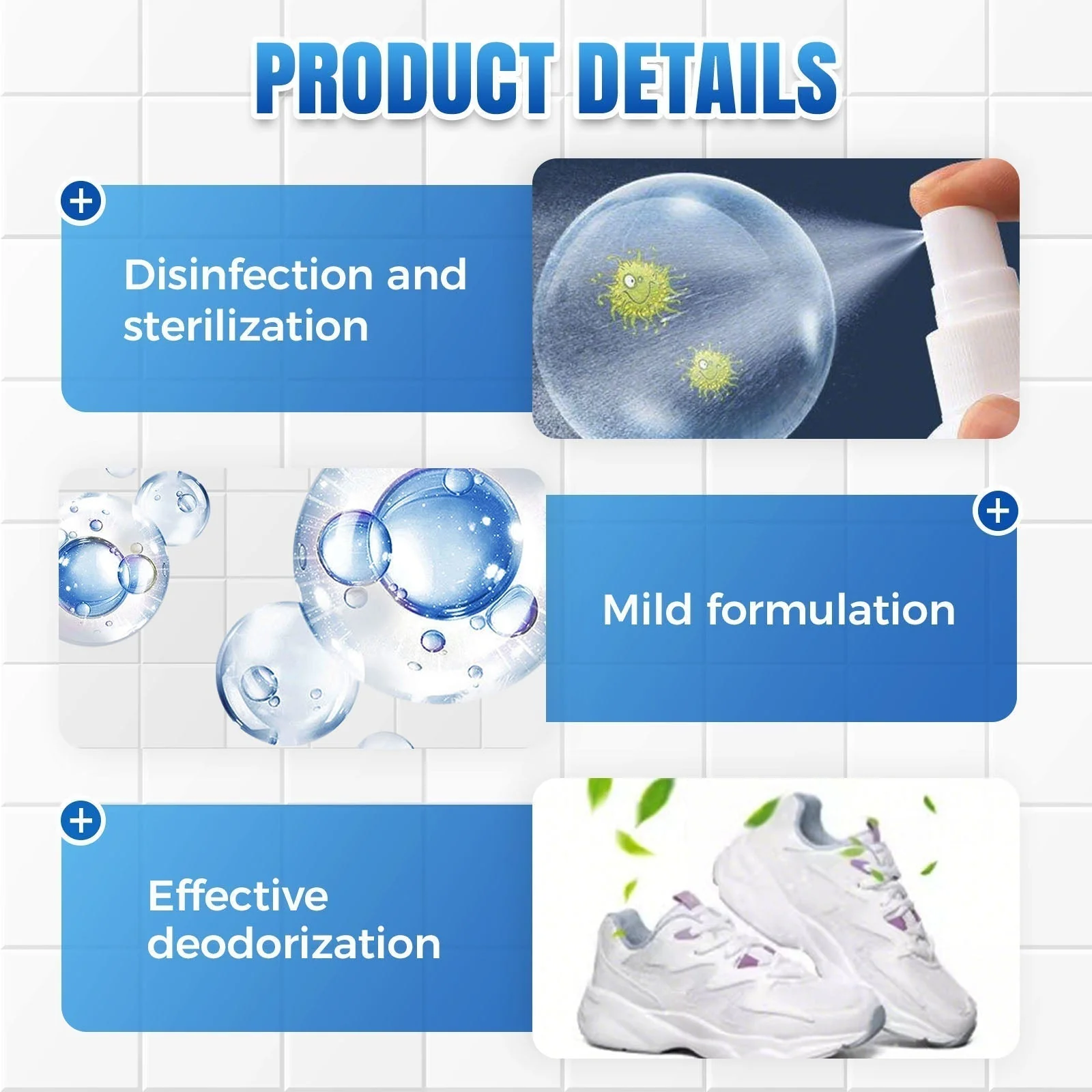 💥💥 Limited Time 50% OFF👟Antibacterial Quick Dry Shoe and Sock Deodorizing Spray-Antibacterial & Long-Lasting Freshness🔝✅🌟 - Image 8