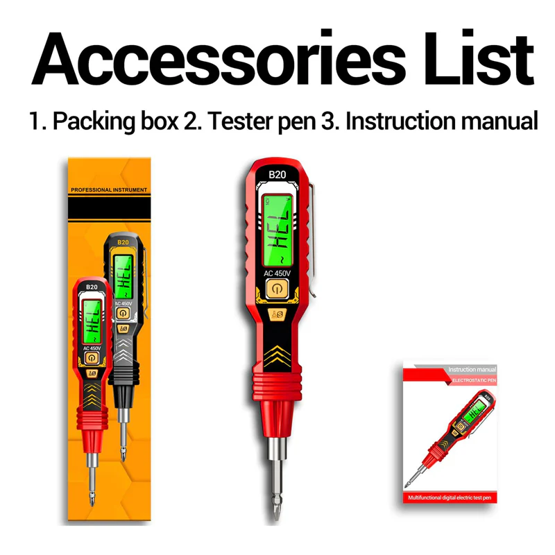 ✍️⚡Intelligent Non-Contact Voltage Tester - Safe & Efficient Electrician's Best Tool💡 - Image 8