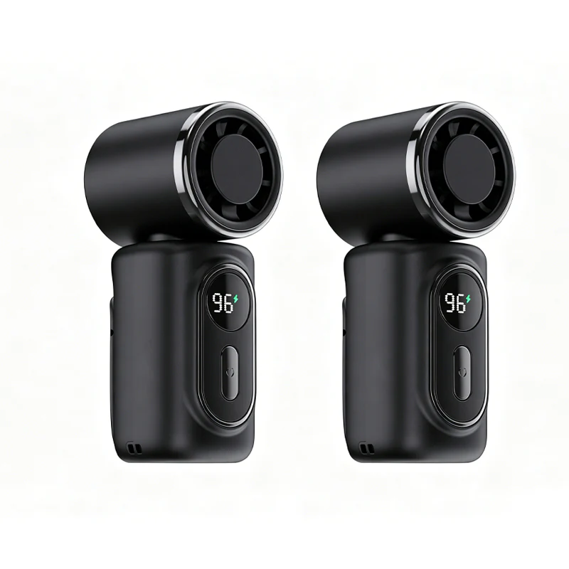 🔥Portable Clip-On Fan with LED Display!🌬️ Lightweight & strong wind, LED shows battery clearly. Clip anywhere, stay cool all day—super handy! - Image 16