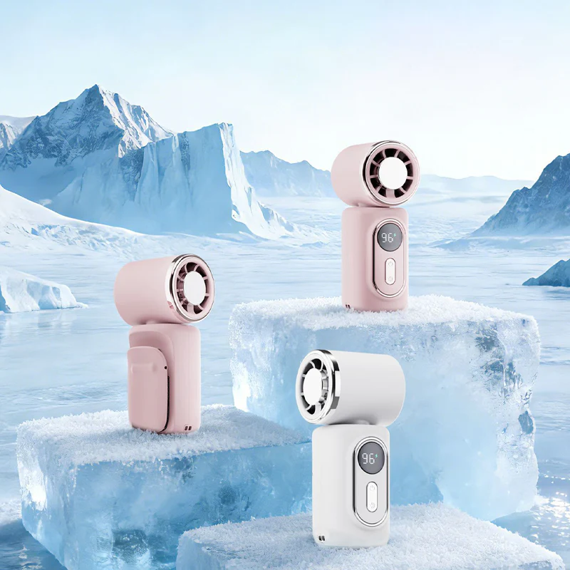 🔥Portable Clip-On Fan with LED Display!🌬️ Lightweight & strong wind, LED shows battery clearly. Clip anywhere, stay cool all day—super handy! - Image 8