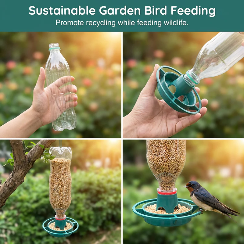DIY Bottle Top Bird Feeder Attachment - Image 7