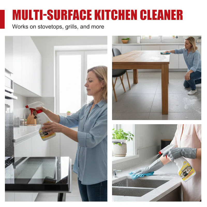🧼 Powerful Kitchen Degreaser – Spray, Wipe, Shine – No Rinse Needed! 🍳✨ Tough on grease, gentle on surfaces – your kitchen’s new best friend. 💪🧽 - Image 6