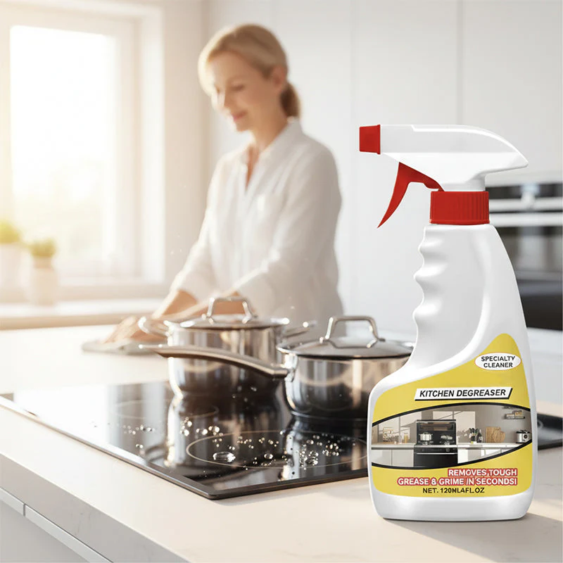 🧼 Powerful Kitchen Degreaser – Spray, Wipe, Shine – No Rinse Needed! 🍳✨ Tough on grease, gentle on surfaces – your kitchen’s new best friend. 💪🧽 - Image 7