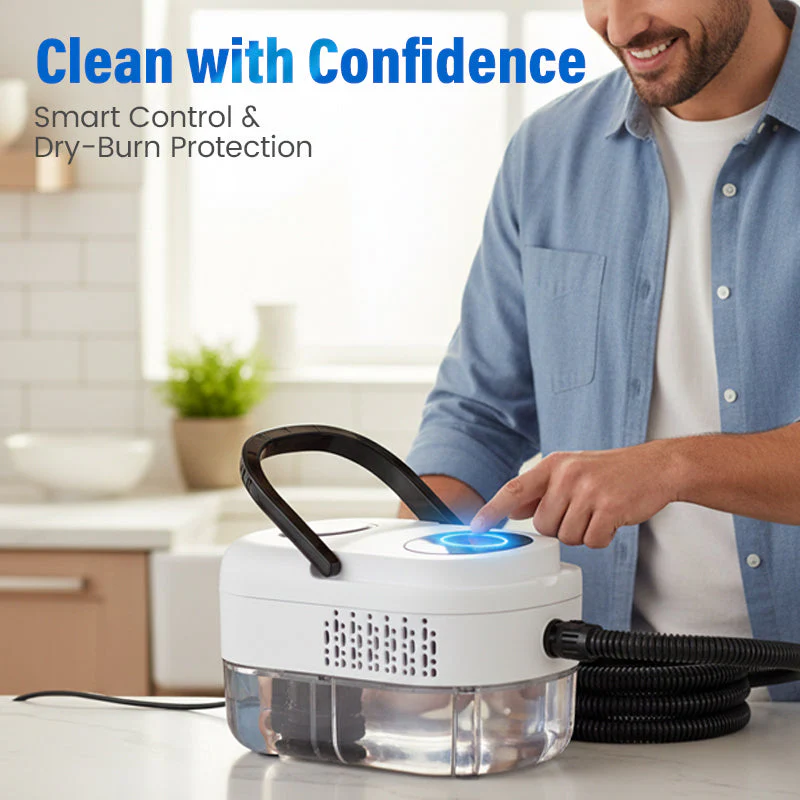🥳2026 HOT SALE🥳💞50K+ SOLD!📢⏰ 50% OFF! High‑Temp Steam Cleaner – 105°C steam, 15s heat‑up. Kills 99.9% germs, no chemicals. 6 levels, large 1100ml tank. Multi‑surface magic! 🔥✨ - Image 3