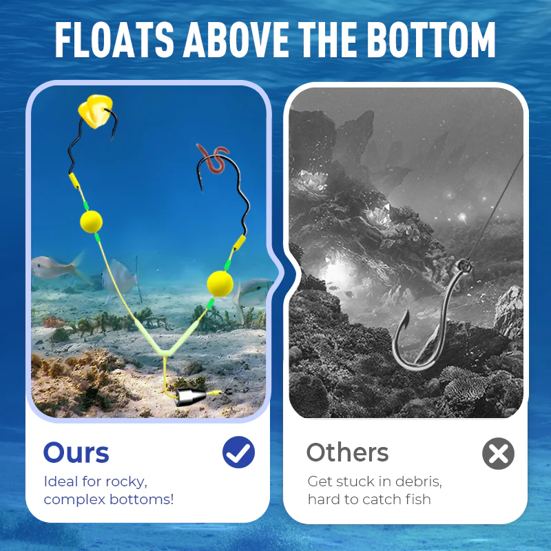 🔥🔥Buy 3 Get 2 Free 🎁Reverse Bottom Fishing Rig Hook - Image 3