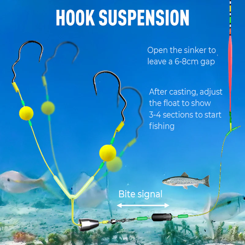 🔥🔥Buy 3 Get 2 Free 🎁Reverse Bottom Fishing Rig Hook - Image 4