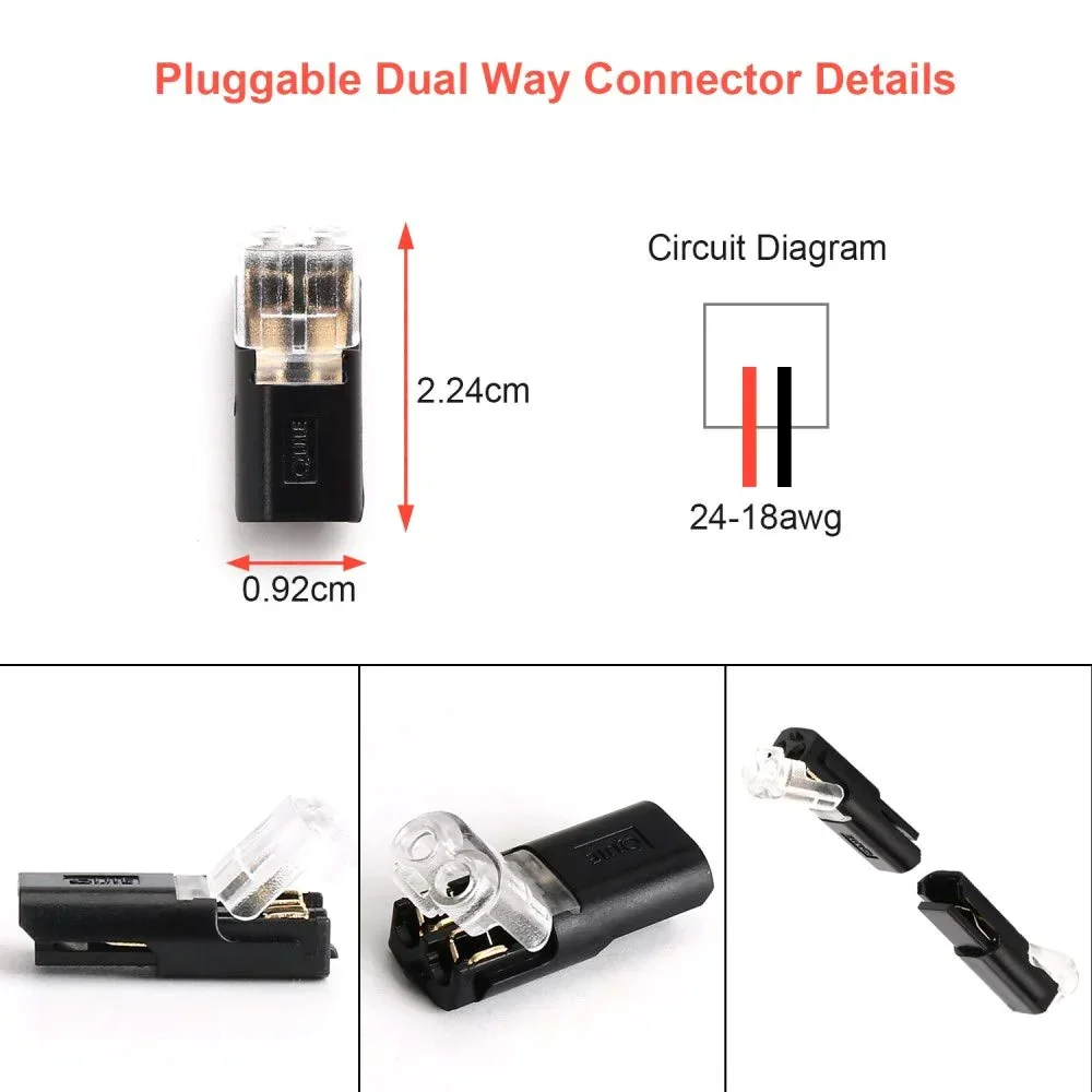 Double-wire Plug-in Connector With Locking Buckle - Image 2