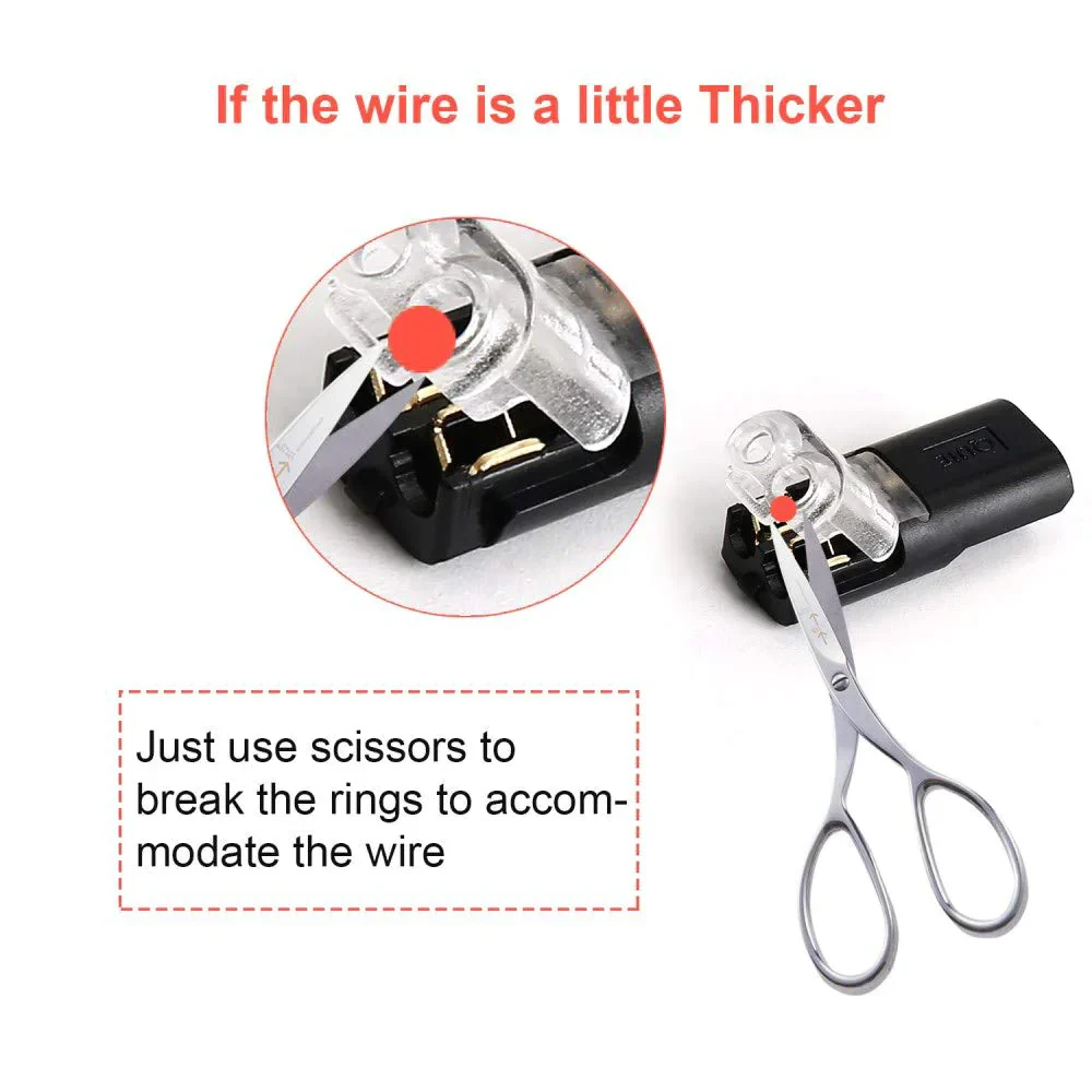 Double-wire Plug-in Connector With Locking Buckle - Image 4