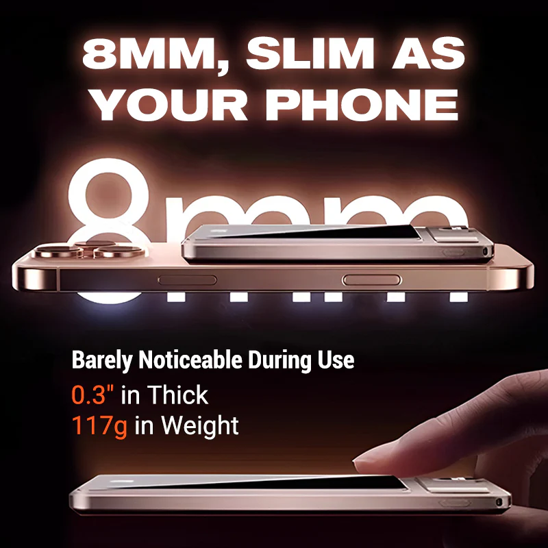💯 Ultra Thin Magnetic Portable Charger with Stand - Image 4