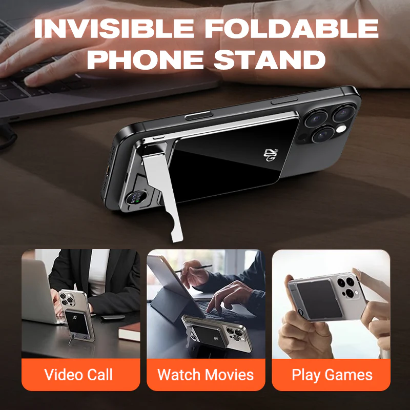 💯 Ultra Thin Magnetic Portable Charger with Stand - Image 6