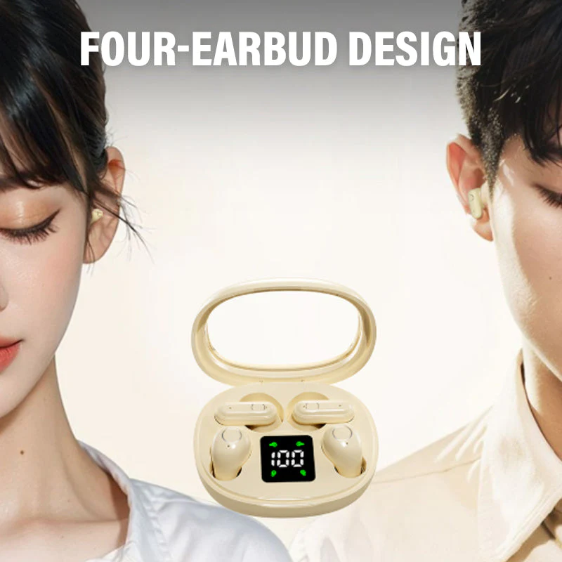 🔥LAST DAY SALE - 49% OFF🎁Dual-Pair Wireless Bluetooth Headset with LED Charging Case - Image 2