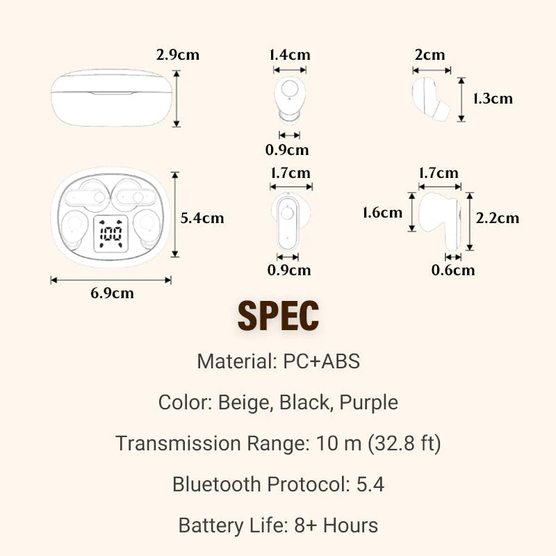 🔥LAST DAY SALE - 49% OFF🎁Dual-Pair Wireless Bluetooth Headset with LED Charging Case - Image 9