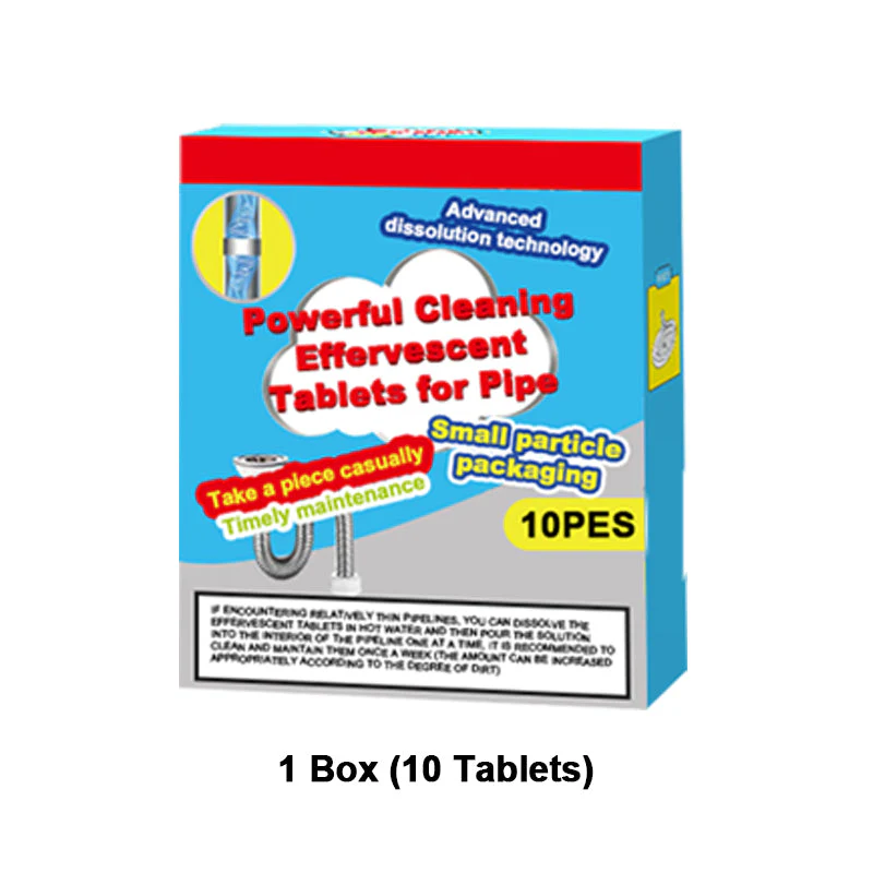 🔥50% OFF ❤️Powerful Cleaning Effervescent Tablets for Pipe, Fast Dissolve Hair Grease Clogs, Deodorizing Antibacterial Pipe Cleaner for Sink Toilet Floor Drain - Image 9