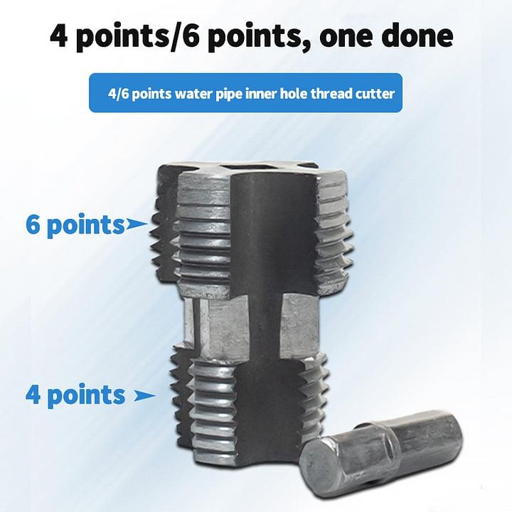 🎉New Year Sale - 49% OFF🌲Electric Drill Compatible PVC Pipe Threader Kit with Various Die Sizes - Image 3