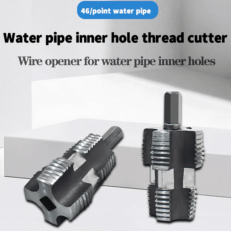 🎉New Year Sale - 49% OFF🌲Electric Drill Compatible PVC Pipe Threader Kit with Various Die Sizes - Image 8