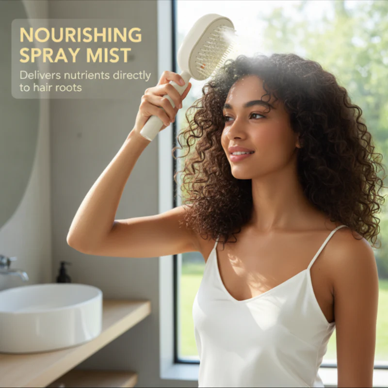 📢📢50% OFF!! ⏰✨Electric hairbrush with spray and massage🔥 - Image 3