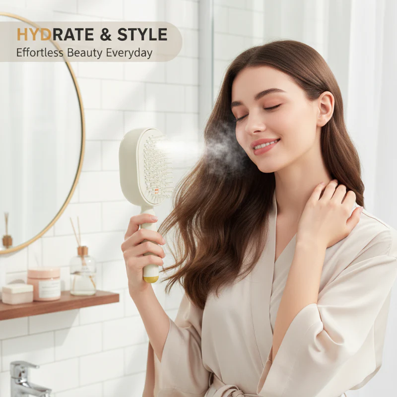 📢📢50% OFF!! ⏰✨Electric hairbrush with spray and massage🔥 - Image 4