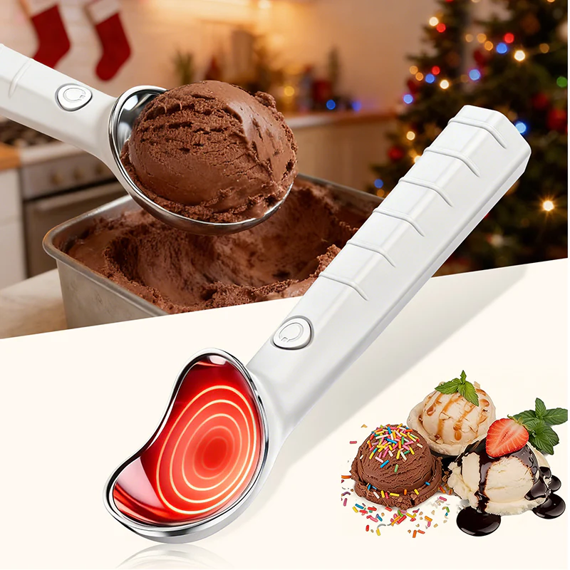 🥄 50% OFF NOW! ⚡ Electric Self-Melting Ice Cream Spoon – Heats Instantly, Smooth Scooping & Perfect for Effortless Dessert Enjoyment 🍦 - Image 2