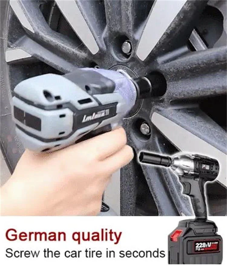 🔧50% OFF!⚡Cordless Brushless Impact Wrench 1/2 Inch, High Torque, 2x Battery Fast Charger🛠️ - Image 3