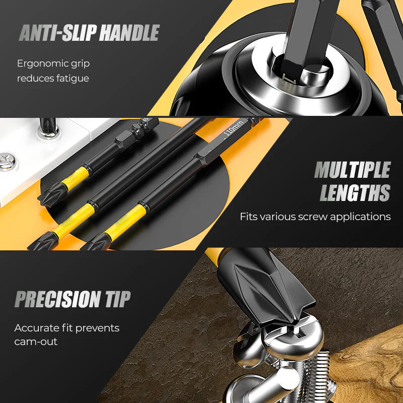 Electrician Anti-Slip Slotted Screwdriver - Image 4