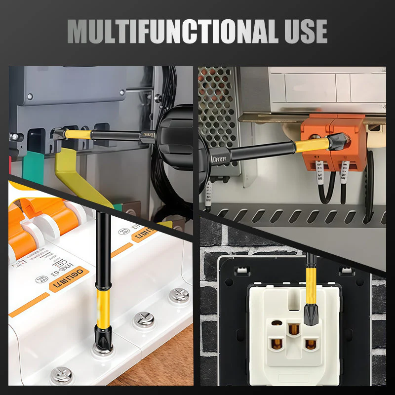 Electrician Anti-Slip Slotted Screwdriver - Image 5